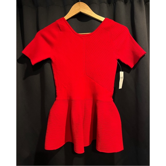 Anthropologie / Maeve Short-Sleeve Hourglass Knit Top - Picture 4 of 6